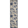 image:imageNourison Home Aloha Multicolor 3 x 5 Area Rug  Easy Clean Non Shedding Bed Room Living Room Dining Room Kitchen 3 x 5Natural Blue