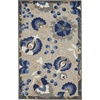 image:imageNourison Home Aloha Multicolor 3 x 5 Area Rug  Easy Clean Non Shedding Bed Room Living Room Dining Room Kitchen 3 x 5Natural Blue