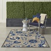 image:imageNourison Home Aloha Multicolor 3 x 5 Area Rug  Easy Clean Non Shedding Bed Room Living Room Dining Room Kitchen 3 x 5Natural Blue
