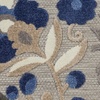 image:imageNourison Home Aloha Multicolor 3 x 5 Area Rug  Easy Clean Non Shedding Bed Room Living Room Dining Room Kitchen 3 x 5Natural Blue