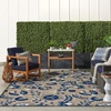 image:imageNourison Home Aloha Multicolor 3 x 5 Area Rug  Easy Clean Non Shedding Bed Room Living Room Dining Room Kitchen 3 x 5Natural Blue