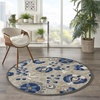 image:imageNourison Home Aloha Multicolor 3 x 5 Area Rug  Easy Clean Non Shedding Bed Room Living Room Dining Room Kitchen 3 x 5Natural Blue