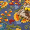 image:imageNourison Home Aloha Multicolor 3 x 5 Area Rug  Easy Clean Non Shedding Bed Room Living Room Dining Room Kitchen 3 x 5Navy Multicolor