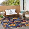 image:imageNourison Home Aloha Multicolor 3 x 5 Area Rug  Easy Clean Non Shedding Bed Room Living Room Dining Room Kitchen 3 x 5Navy Multicolor