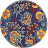 image:imageNourison Home Aloha Multicolor 3 x 5 Area Rug  Easy Clean Non Shedding Bed Room Living Room Dining Room Kitchen 3 x 5Navy Multicolor