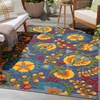 image:imageNourison Home Aloha Multicolor 3 x 5 Area Rug  Easy Clean Non Shedding Bed Room Living Room Dining Room Kitchen 3 x 5Navy Multicolor