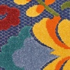 image:imageNourison Home Aloha Multicolor 3 x 5 Area Rug  Easy Clean Non Shedding Bed Room Living Room Dining Room Kitchen 3 x 5Navy Multicolor