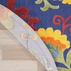 image:imageNourison Home Aloha Multicolor 3 x 5 Area Rug  Easy Clean Non Shedding Bed Room Living Room Dining Room Kitchen 3 x 5Navy Multicolor