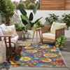 image:imageNourison Home Aloha Multicolor 3 x 5 Area Rug  Easy Clean Non Shedding Bed Room Living Room Dining Room Kitchen 3 x 5Navy Multicolor