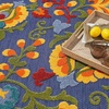 image:imageNourison Home Aloha Multicolor 3 x 5 Area Rug  Easy Clean Non Shedding Bed Room Living Room Dining Room Kitchen 3 x 5Navy Multicolor