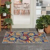 image:imageNourison Home Aloha Multicolor 3 x 5 Area Rug  Easy Clean Non Shedding Bed Room Living Room Dining Room Kitchen 3 x 5Navy Multicolor