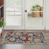 image:imageNourison Home Aloha Multicolor 3 x 5 Area Rug  Easy Clean Non Shedding Bed Room Living Room Dining Room Kitchen 3 x 5Navy Multicolor