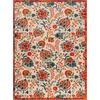 image:imageNourison Home Aloha Multicolor 3 x 5 Area Rug  Easy Clean Non Shedding Bed Room Living Room Dining Room Kitchen 3 x 5Red Multicolor