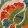 image:imageNourison Home Aloha Multicolor 3 x 5 Area Rug  Easy Clean Non Shedding Bed Room Living Room Dining Room Kitchen 3 x 5Red Multicolor