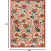image:imageNourison Home Aloha Multicolor 3 x 5 Area Rug  Easy Clean Non Shedding Bed Room Living Room Dining Room Kitchen 3 x 5Red Multicolor