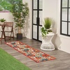 image:imageNourison Home Aloha Multicolor 3 x 5 Area Rug  Easy Clean Non Shedding Bed Room Living Room Dining Room Kitchen 3 x 5Red Multicolor