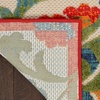 image:imageNourison Home Aloha Multicolor 3 x 5 Area Rug  Easy Clean Non Shedding Bed Room Living Room Dining Room Kitchen 3 x 5Red Multicolor