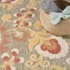 image:imageNourison Home Aloha Multicolor 3 x 5 Area Rug  Easy Clean Non Shedding Bed Room Living Room Dining Room Kitchen 3 x 5Sage Rose