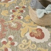 image:imageNourison Home Aloha Multicolor 3 x 5 Area Rug  Easy Clean Non Shedding Bed Room Living Room Dining Room Kitchen 3 x 5Sage Rose