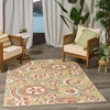 image:imageNourison Home Aloha Multicolor 3 x 5 Area Rug  Easy Clean Non Shedding Bed Room Living Room Dining Room Kitchen 3 x 5Sage Rose