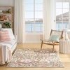 image:imageNourison Home Aloha Multicolor 3 x 5 Area Rug  Easy Clean Non Shedding Bed Room Living Room Dining Room Kitchen 3 x 5Sage Rose