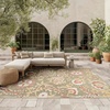 image:imageNourison Home Aloha Multicolor 3 x 5 Area Rug  Easy Clean Non Shedding Bed Room Living Room Dining Room Kitchen 3 x 5Sage Rose