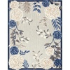 image:imageNourison Home Aloha Multicolor 6 x 9 Area Rug  Easy Clean Non Shedding Bed Room Living Room Dining Room Kitchen 6 x 9Blue Grey