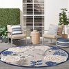 image:imageNourison Home Aloha Multicolor 6 x 9 Area Rug  Easy Clean Non Shedding Bed Room Living Room Dining Room Kitchen 6 x 9Blue Grey