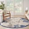 image:imageNourison Home Aloha Multicolor 6 x 9 Area Rug  Easy Clean Non Shedding Bed Room Living Room Dining Room Kitchen 6 x 9Blue Grey
