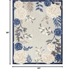 image:imageNourison Home Aloha Multicolor 6 x 9 Area Rug  Easy Clean Non Shedding Bed Room Living Room Dining Room Kitchen 6 x 9Blue Grey