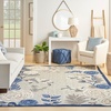 image:imageNourison Home Aloha Multicolor 6 x 9 Area Rug  Easy Clean Non Shedding Bed Room Living Room Dining Room Kitchen 6 x 9Blue Grey