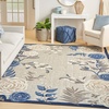 image:imageNourison Home Aloha Multicolor 6 x 9 Area Rug  Easy Clean Non Shedding Bed Room Living Room Dining Room Kitchen 6 x 9Blue Grey