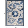 image:imageNourison Home Aloha Multicolor 6 x 9 Area Rug  Easy Clean Non Shedding Bed Room Living Room Dining Room Kitchen 6 x 9BlueGrey