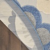 image:imageNourison Home Aloha Multicolor 6 x 9 Area Rug  Easy Clean Non Shedding Bed Room Living Room Dining Room Kitchen 6 x 9BlueGrey