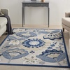 image:imageNourison Home Aloha Multicolor 6 x 9 Area Rug  Easy Clean Non Shedding Bed Room Living Room Dining Room Kitchen 6 x 9BlueGrey