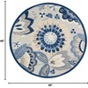 image:imageNourison Home Aloha Multicolor 6 x 9 Area Rug  Easy Clean Non Shedding Bed Room Living Room Dining Room Kitchen 6 x 9BlueGrey