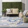image:imageNourison Home Aloha Multicolor 6 x 9 Area Rug  Easy Clean Non Shedding Bed Room Living Room Dining Room Kitchen 6 x 9BlueGrey