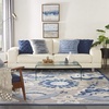 image:imageNourison Home Aloha Multicolor 6 x 9 Area Rug  Easy Clean Non Shedding Bed Room Living Room Dining Room Kitchen 6 x 9BlueGrey
