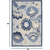 image:imageNourison Home Aloha Multicolor 6 x 9 Area Rug  Easy Clean Non Shedding Bed Room Living Room Dining Room Kitchen 6 x 9BlueGrey