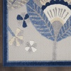 image:imageNourison Home Aloha Multicolor 6 x 9 Area Rug  Easy Clean Non Shedding Bed Room Living Room Dining Room Kitchen 6 x 9BlueGrey