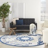 image:imageNourison Home Aloha Multicolor 6 x 9 Area Rug  Easy Clean Non Shedding Bed Room Living Room Dining Room Kitchen 6 x 9BlueGrey