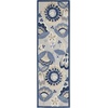 image:imageNourison Home Aloha Multicolor 6 x 9 Area Rug  Easy Clean Non Shedding Bed Room Living Room Dining Room Kitchen 6 x 9BlueGrey