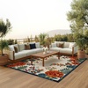 image:imageNourison Home Aloha Multicolor 6 x 9 Area Rug  Easy Clean Non Shedding Bed Room Living Room Dining Room Kitchen 6 x 9Ivory Multicolor