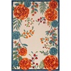image:imageNourison Home Aloha Multicolor 6 x 9 Area Rug  Easy Clean Non Shedding Bed Room Living Room Dining Room Kitchen 6 x 9Ivory Multicolor