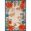 image:imageNourison Home Aloha Multicolor 6 x 9 Area Rug  Easy Clean Non Shedding Bed Room Living Room Dining Room Kitchen 6 x 9Ivory Multicolor