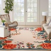 image:imageNourison Home Aloha Multicolor 6 x 9 Area Rug  Easy Clean Non Shedding Bed Room Living Room Dining Room Kitchen 6 x 9Ivory Multicolor