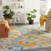 image:imageNourison Home Aloha Multicolor 6 x 9 Area Rug  Easy Clean Non Shedding Bed Room Living Room Dining Room Kitchen 6 x 9Multi Color