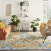 image:imageNourison Home Aloha Multicolor 6 x 9 Area Rug  Easy Clean Non Shedding Bed Room Living Room Dining Room Kitchen 6 x 9Multi Color