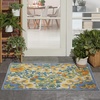 image:imageNourison Home Aloha Multicolor 6 x 9 Area Rug  Easy Clean Non Shedding Bed Room Living Room Dining Room Kitchen 6 x 9Multi Color