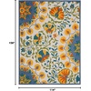 image:imageNourison Home Aloha Multicolor 6 x 9 Area Rug  Easy Clean Non Shedding Bed Room Living Room Dining Room Kitchen 6 x 9Multi Color